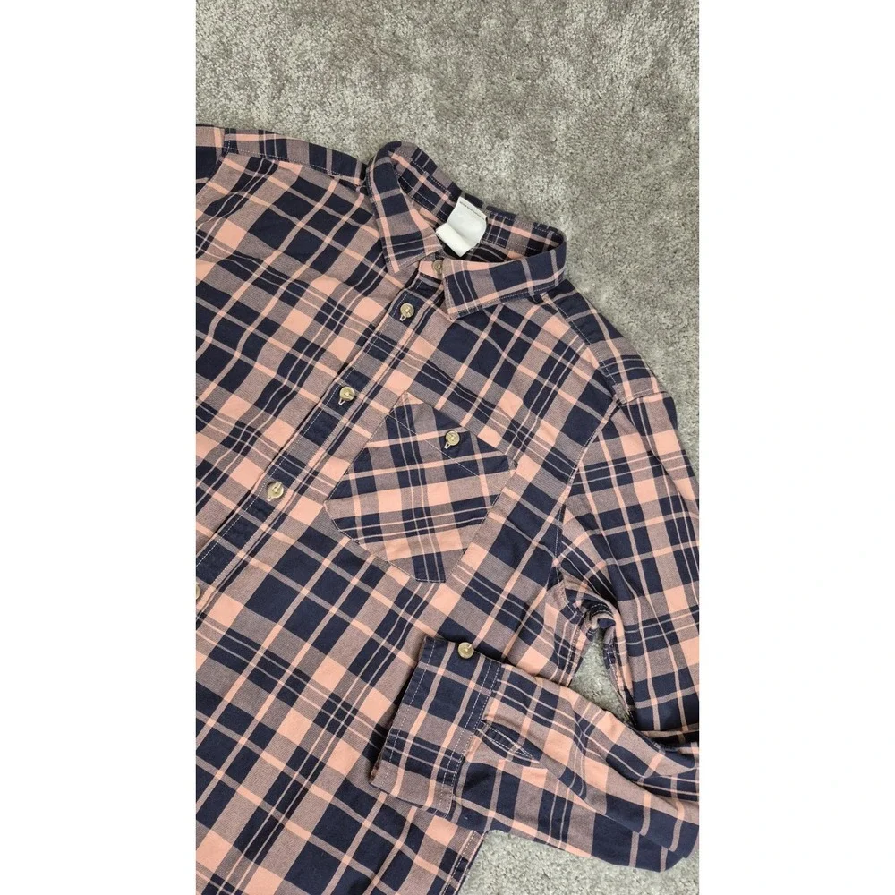 THE NORTH FACE Men's Hayden Pass 2.0 Pink Blue Plaid Button Down Shirt‎ Sz XL